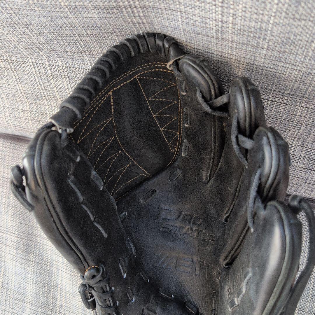 ZETT プロステイタス 軟式グローブ 黒