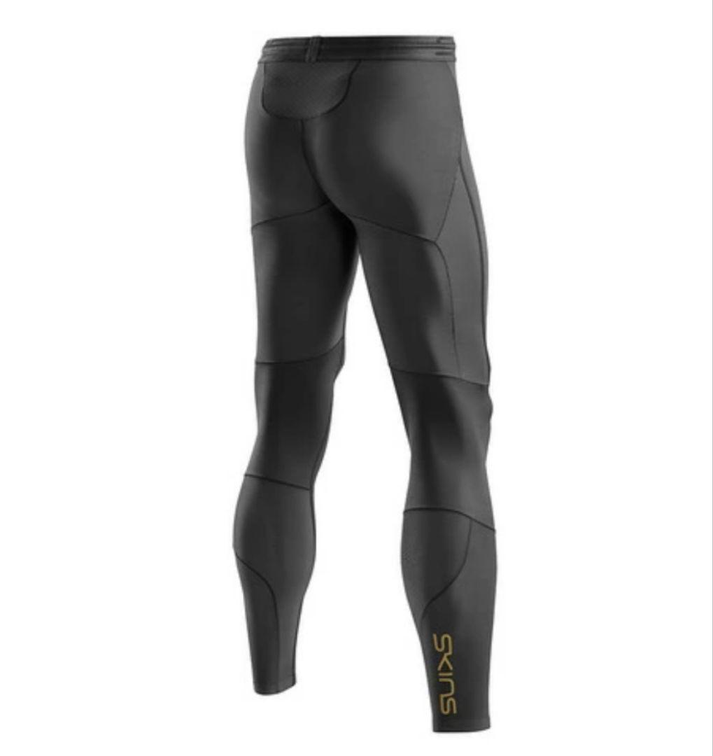 SKINS ブラック コンプレッションレギンス L