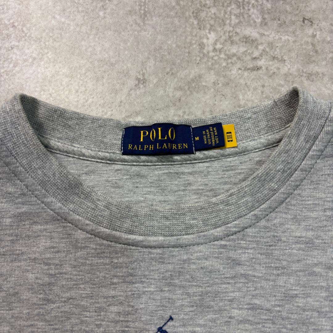 POLO RALPHLAUREN ポニー刺繍 総柄 スウェット トレーナー 現行