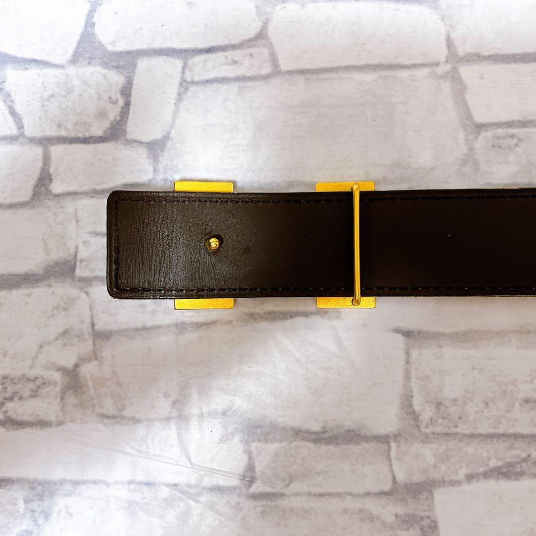 【箱あり】　HERMES　H型バックル ベルト コンスタンス　リバーシブル