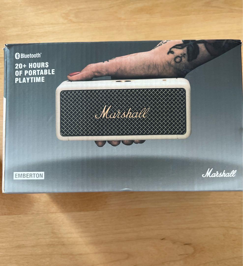 Marshall ワイヤレススピーカー(ホワイト)箱あり★
