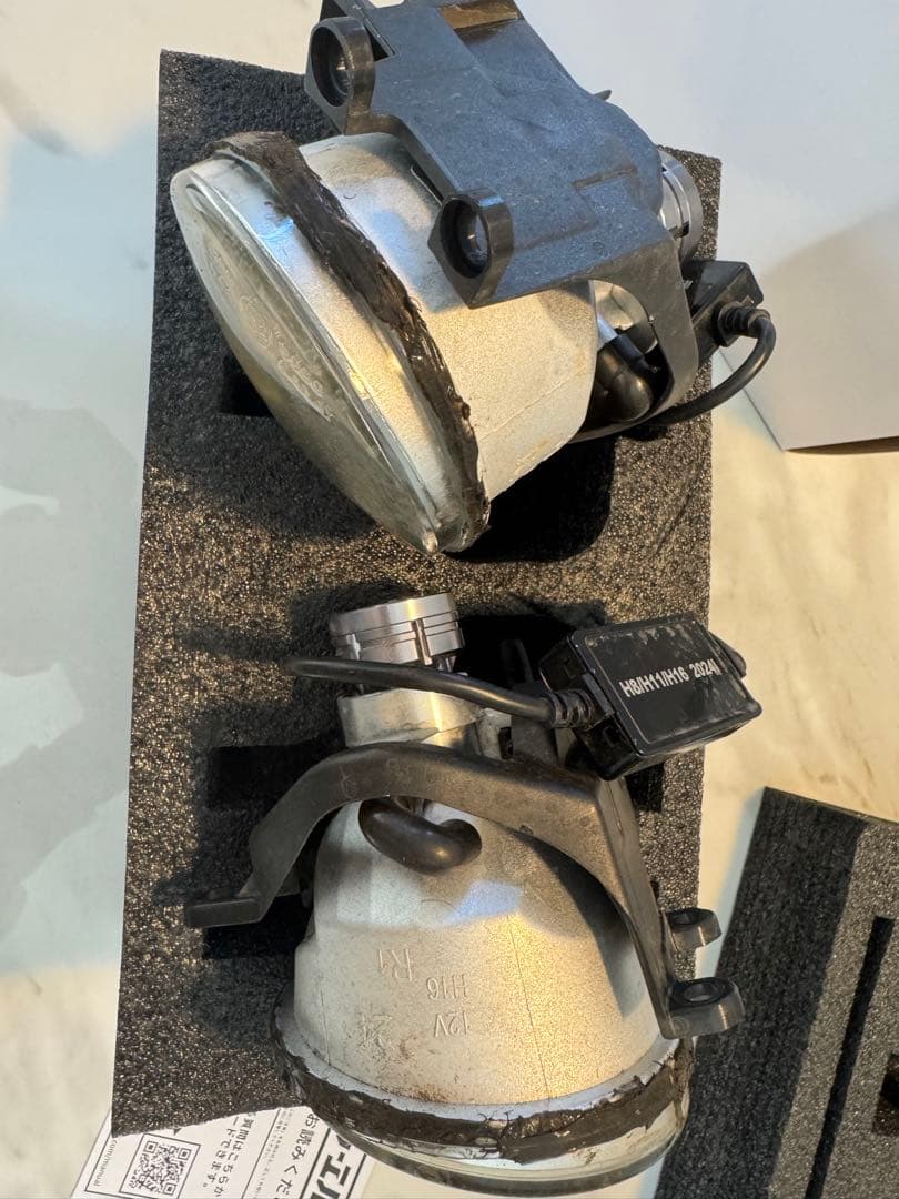 30アルファード☆エフシーエル☆ イエロー×ホワイト フォグランプユニット