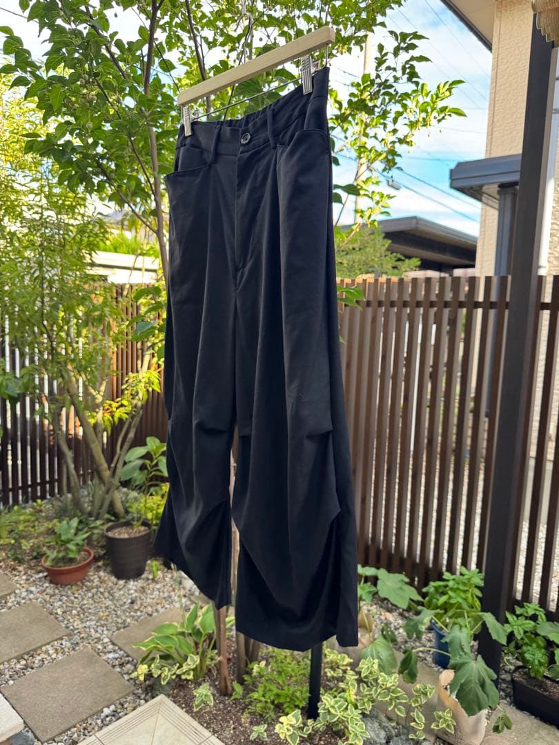 ヨーコサカモト　YS ブラックワイドパンツ