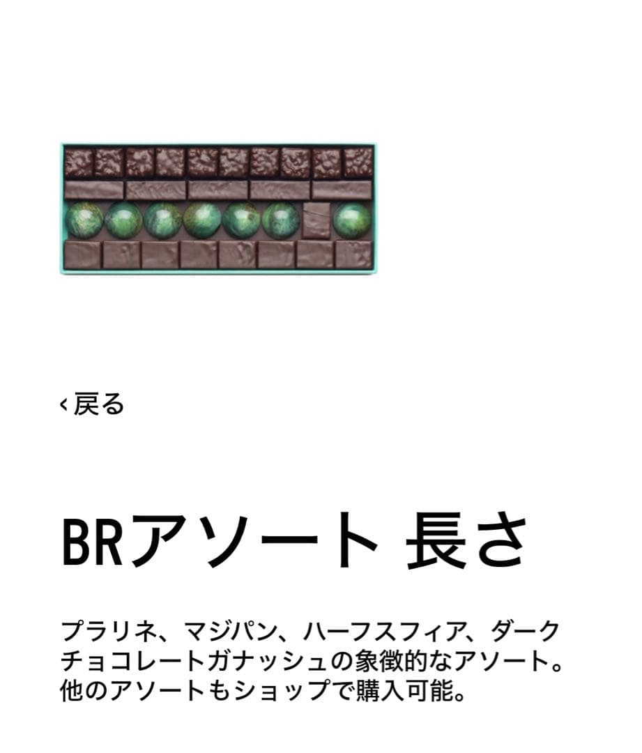 パトリックロジェ BR6 ロングール ショコラアソート