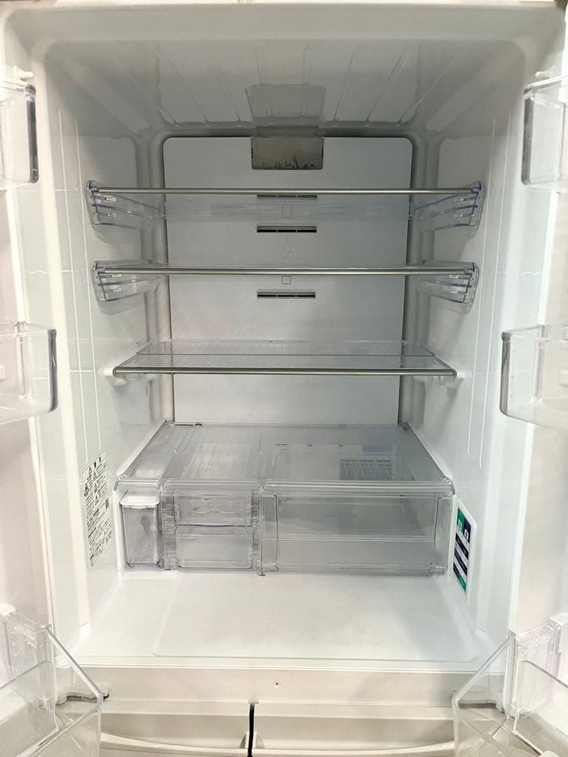 2016年式 455L シャープ 6ドア冷蔵庫 SJ-PF47B-S