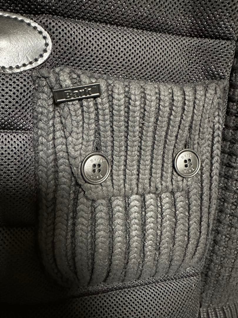 Bark ダッフルコート ニット&ダウン　BLACK