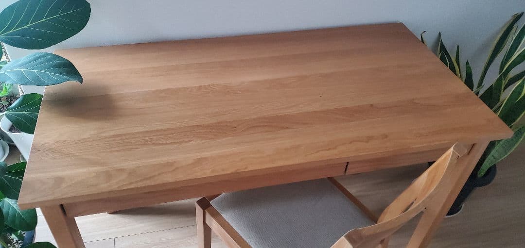 無印良品　オーク　デスク&チェア