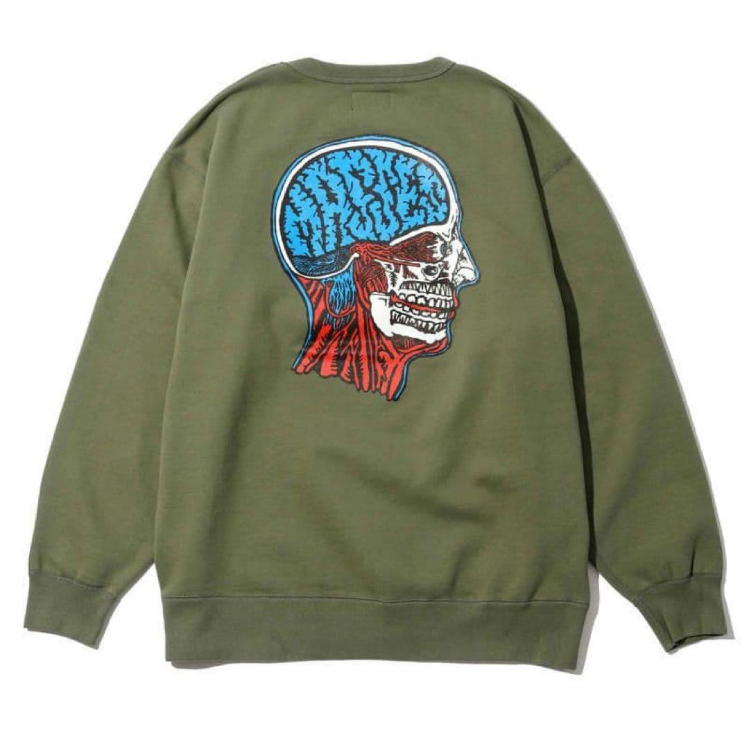 マシス　解剖図 トレーナー　クルースウェット