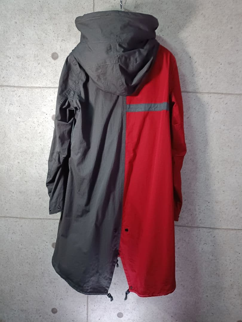 nude:masahiko maruyama モッズコート 赤＆チャコールグレー