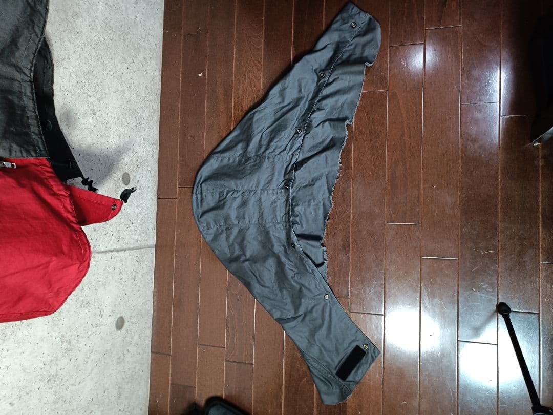 nude:masahiko maruyama モッズコート 赤＆チャコールグレー