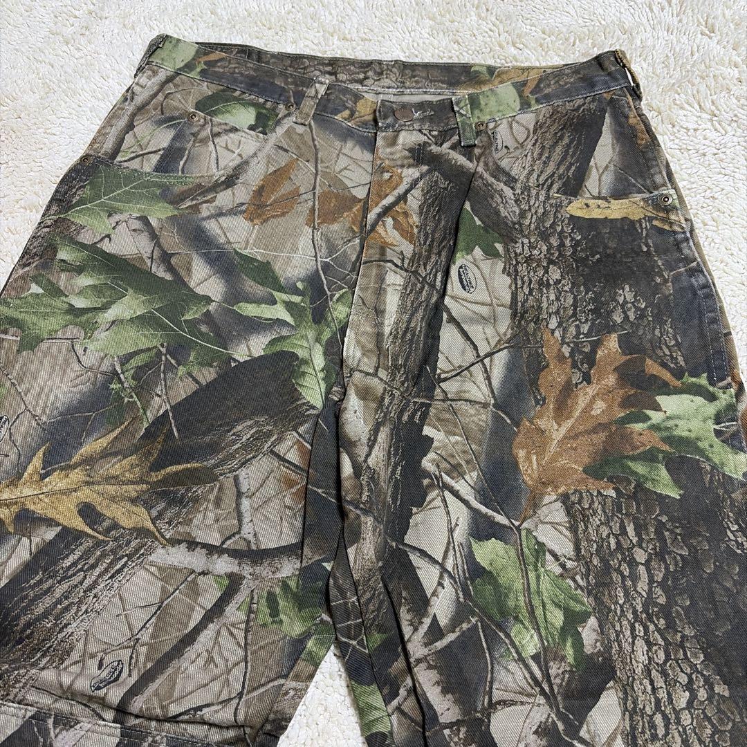 【極美品】ラングラー 迷彩 リアルツリー カモ パンツ USA製 ハンティング
