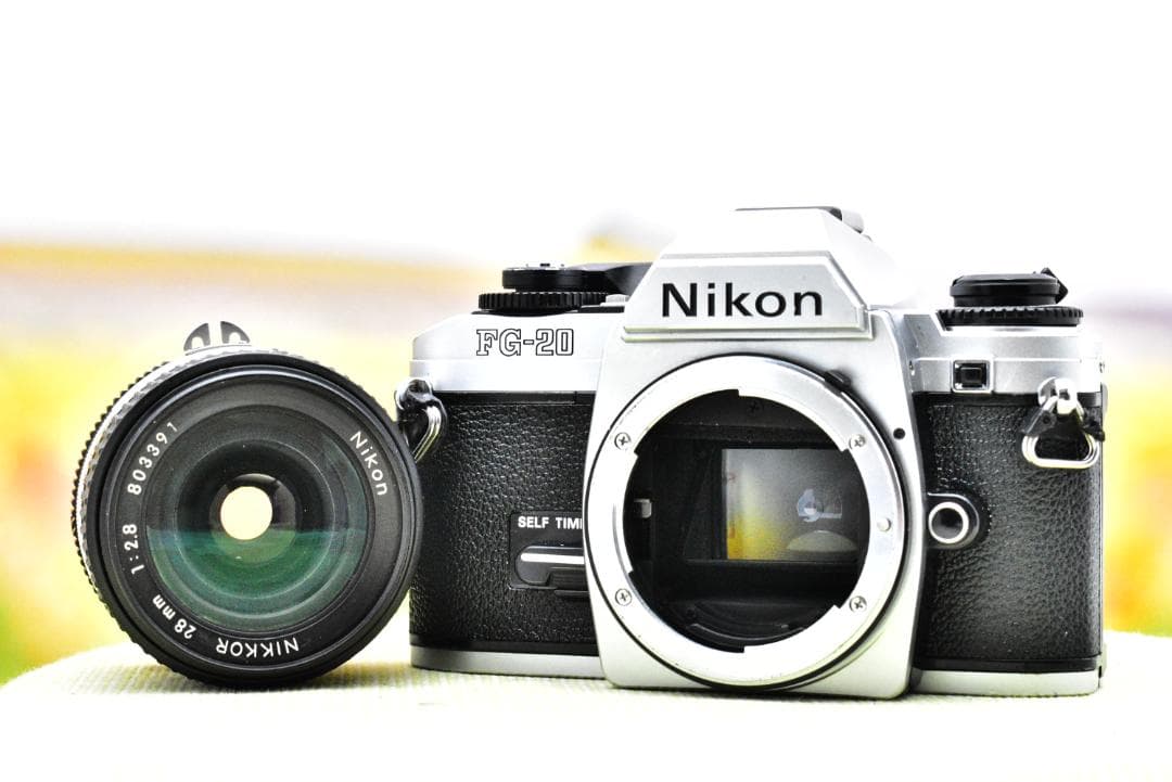 【整備済完動品】ニコン Nikon FG-20 + 28mm F2.8 Ai-S