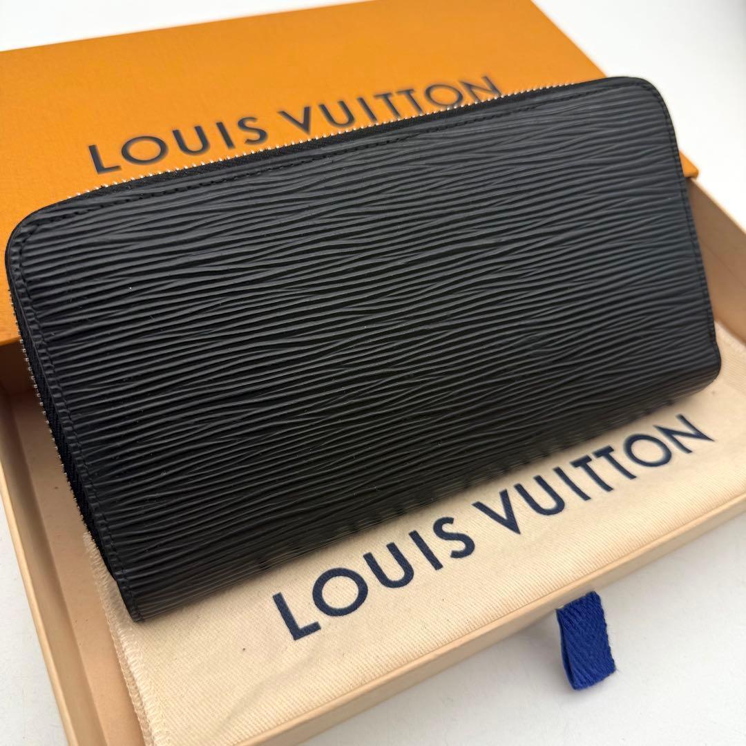 【使用感少ない】ルイヴィトン エピ ジッピーウォレット ノワール 黒 長財布