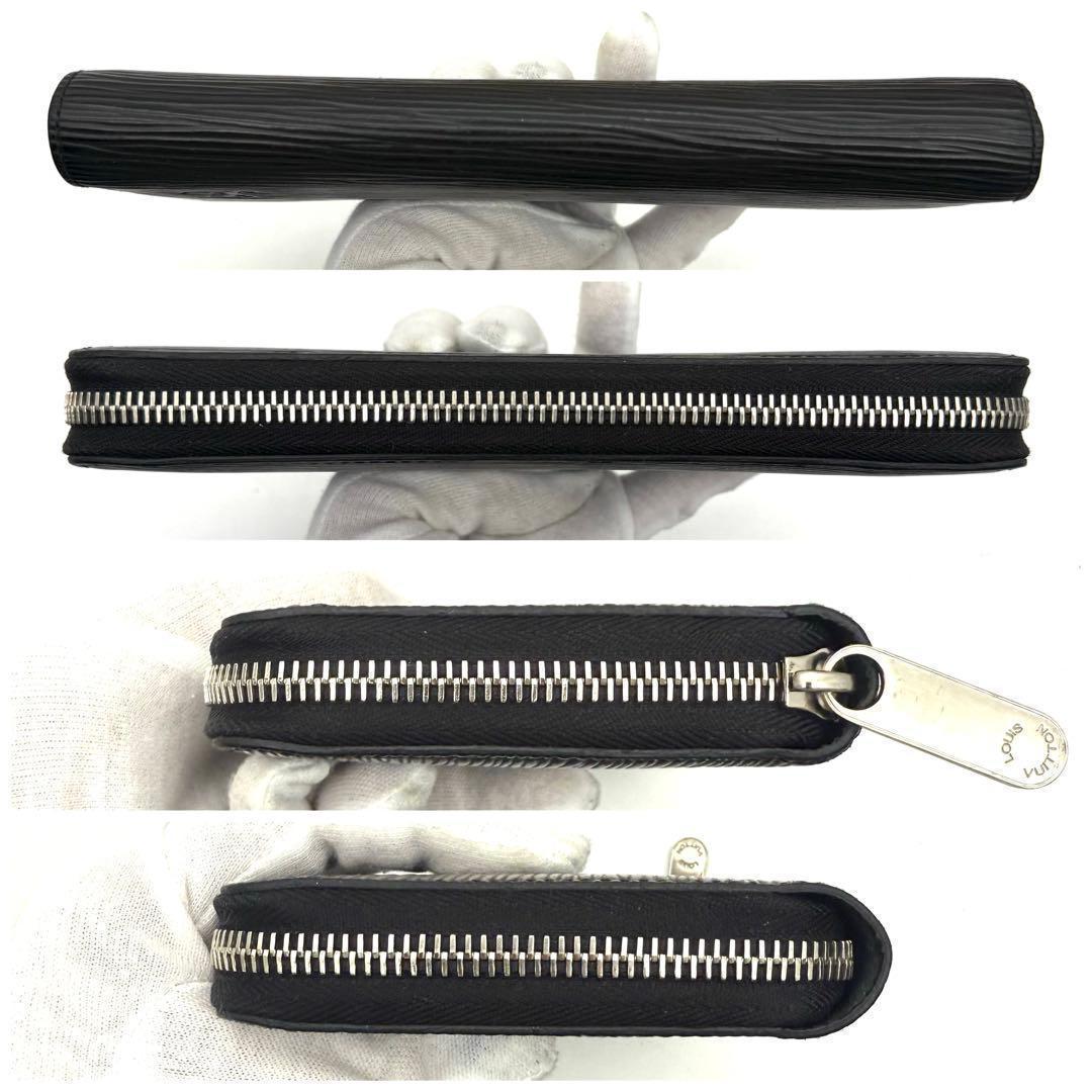 【使用感少ない】ルイヴィトン エピ ジッピーウォレット ノワール 黒 長財布