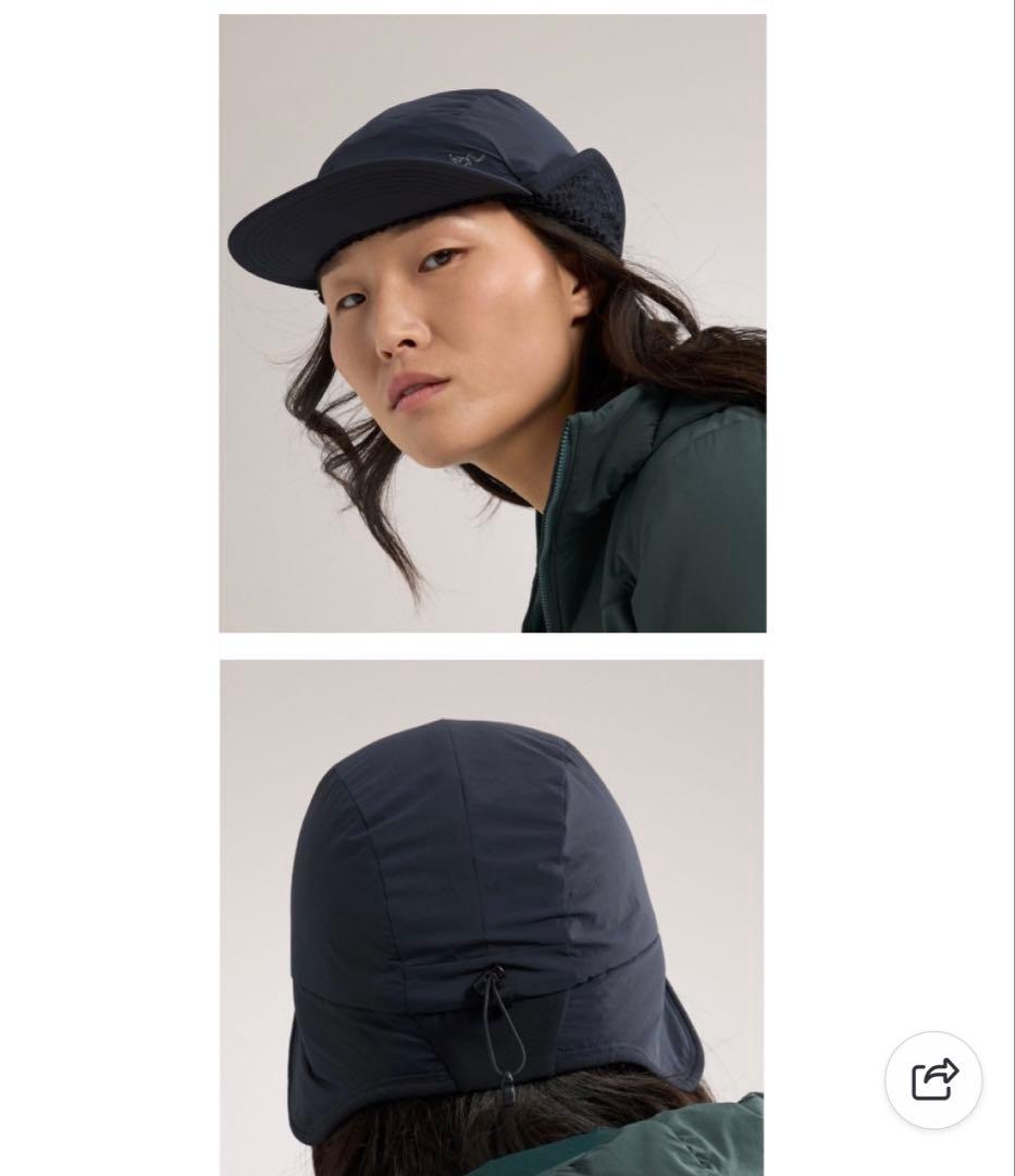 アークテリクス アウトドアハット ダークブルー