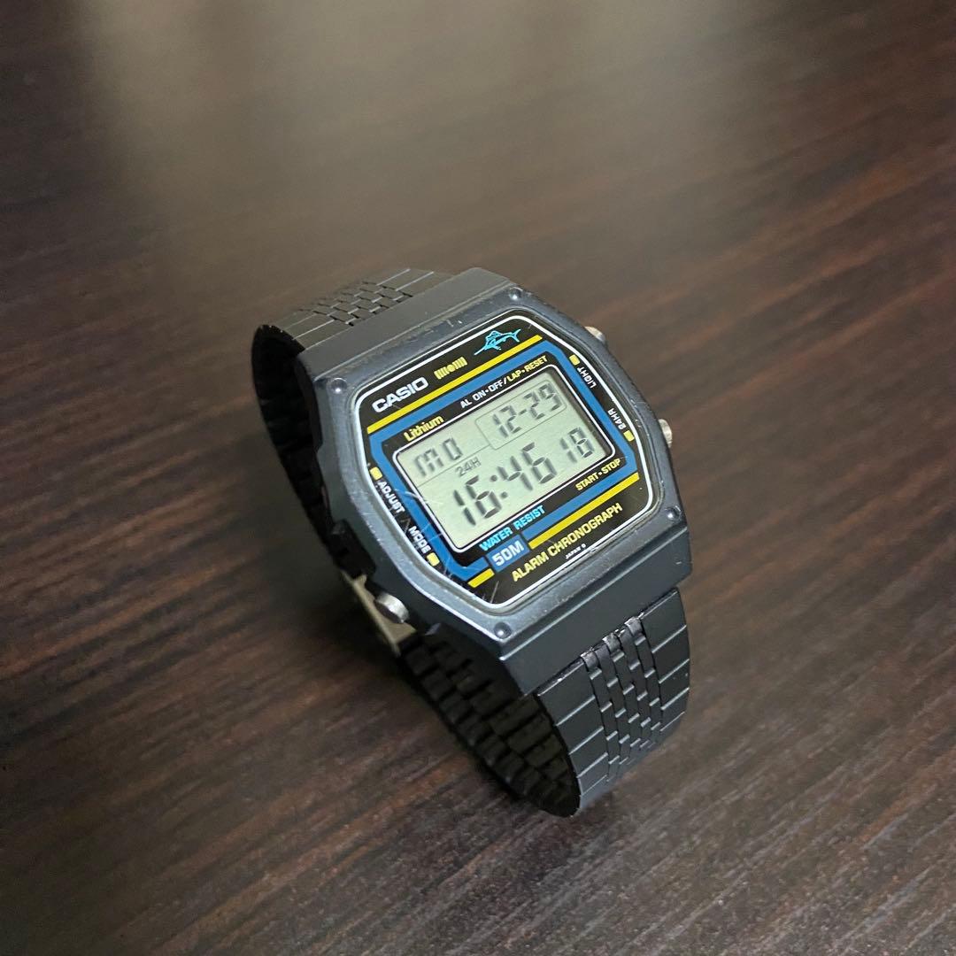 カジキ CASIO W-24 日本製 JAPAN vintage