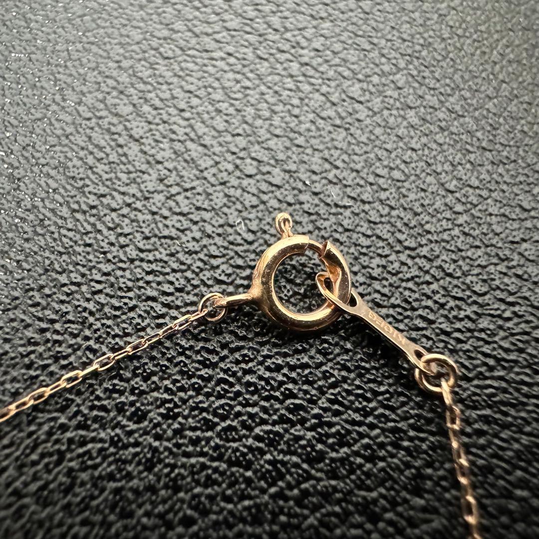 美品 ネックレス レディース ダイヤモンド 金 10KPG 0.15ct