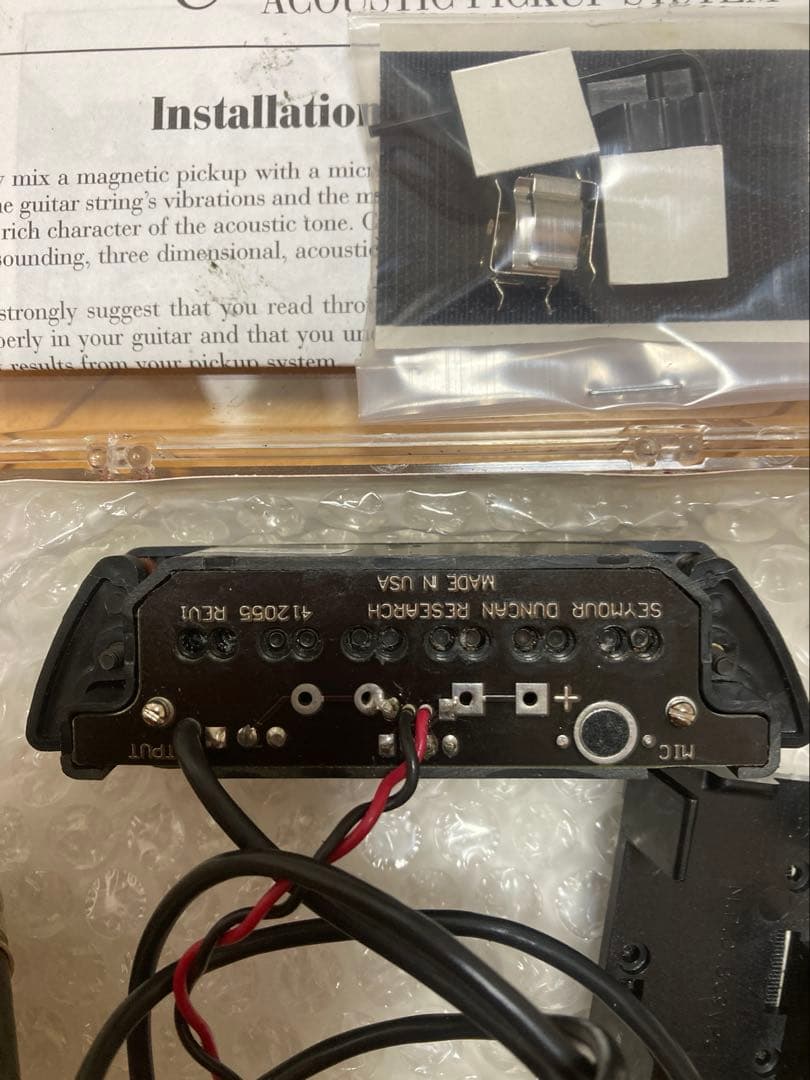 セイモアダンカン　SA6 マグマイク　ほぼ新品アコースティックギターピックアップ