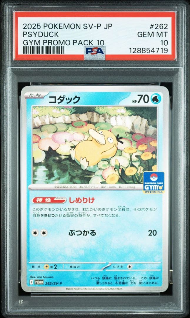 【PSA10】 コダック ジムプロモ しめりけ sy-p 6連番 psyduck