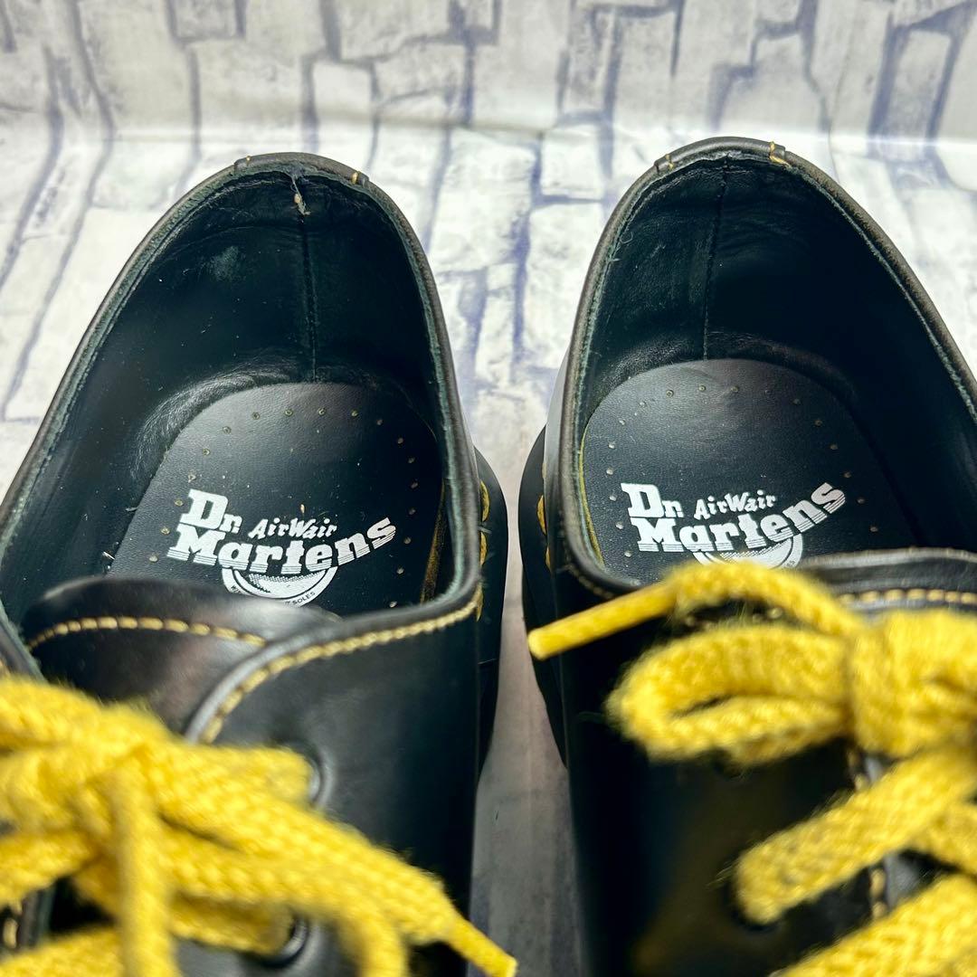 美品✨ドクターマーチン 3ホール 1461 オールイエローステッチ UK7
