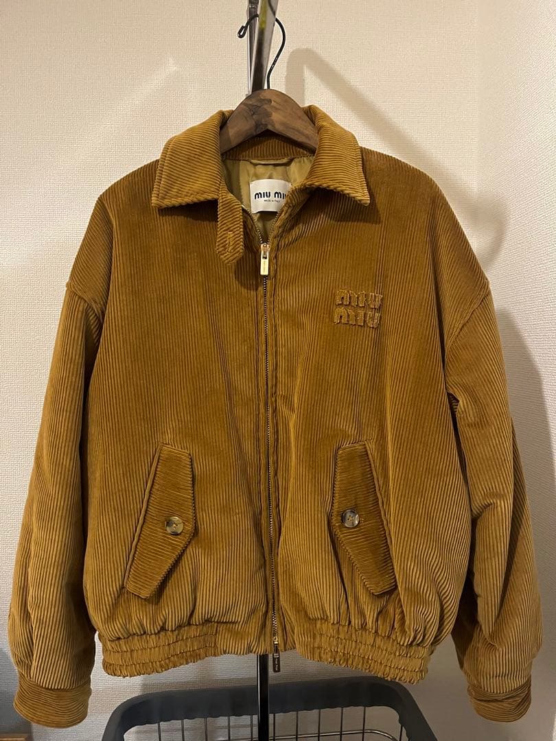 MIU MIU ミュウミュウ コーデュロイ ブルゾン ジャケット 38