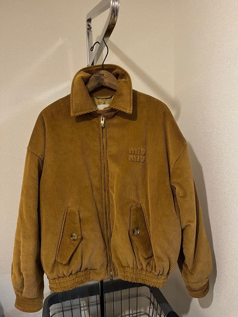 MIU MIU ミュウミュウ コーデュロイ ブルゾン ジャケット 38