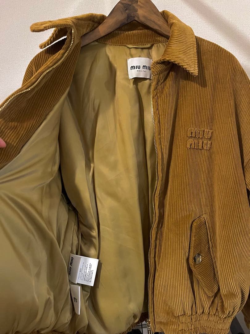 MIU MIU ミュウミュウ コーデュロイ ブルゾン ジャケット 38