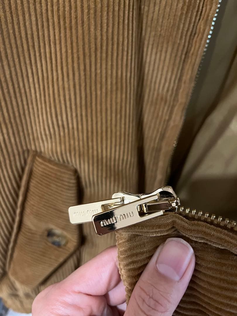 MIU MIU ミュウミュウ コーデュロイ ブルゾン ジャケット 38