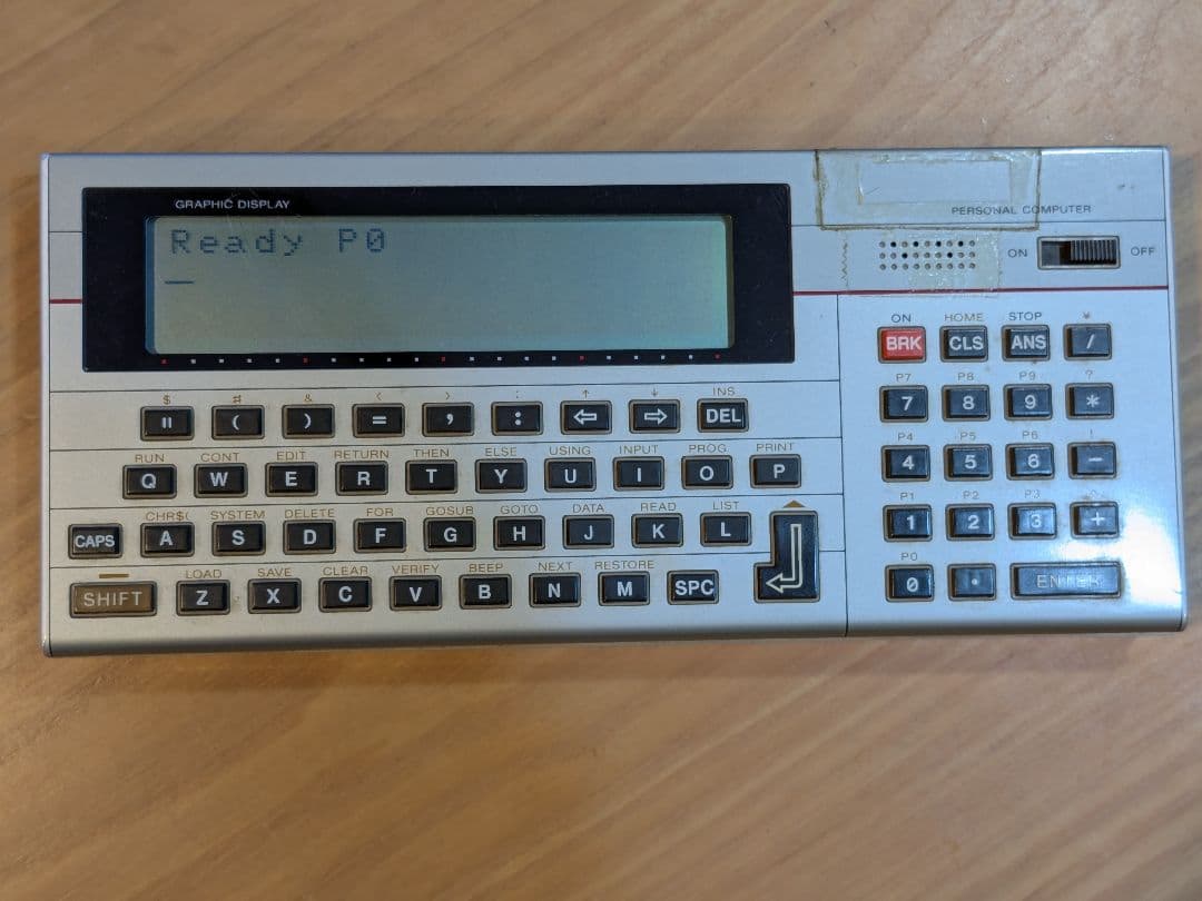 CASIO PB-700　ポケットコンピュータ