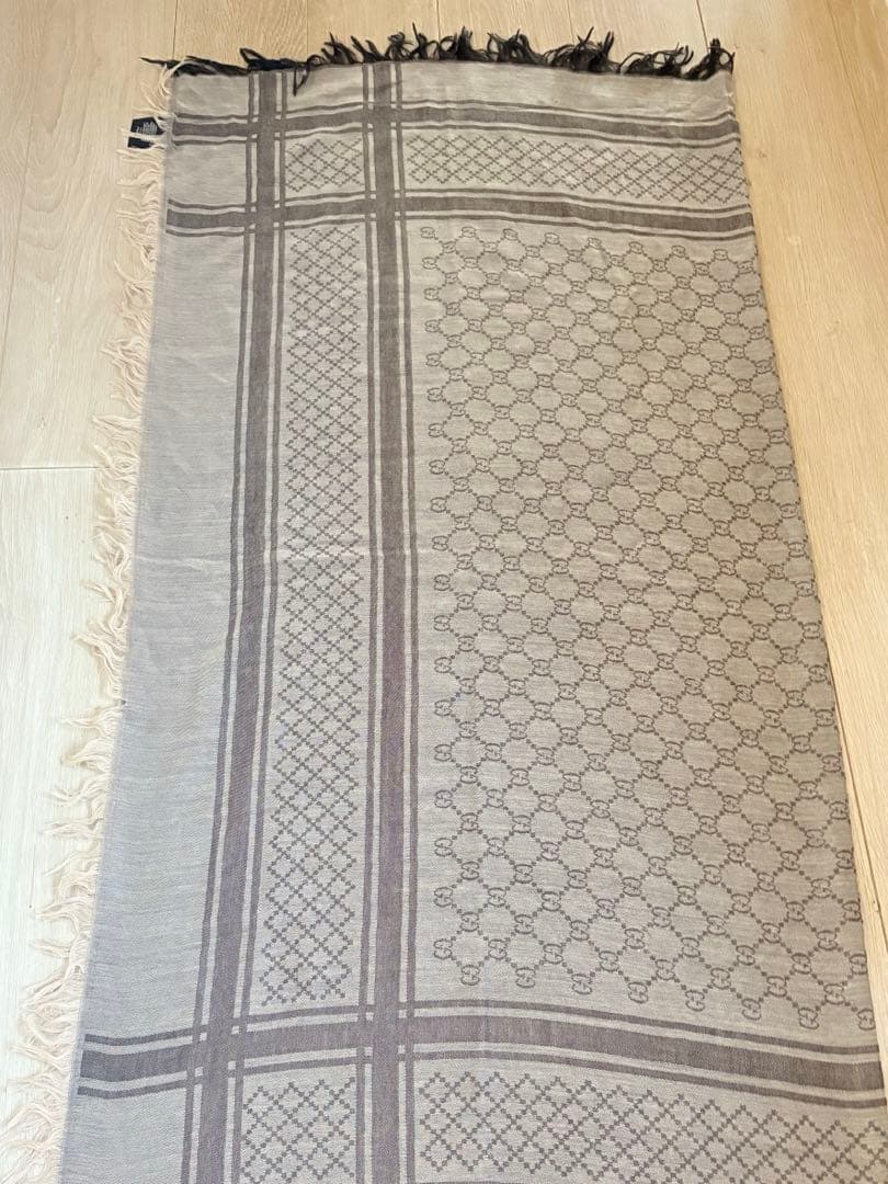 正規品GUCCI ストール　ウール/シルク