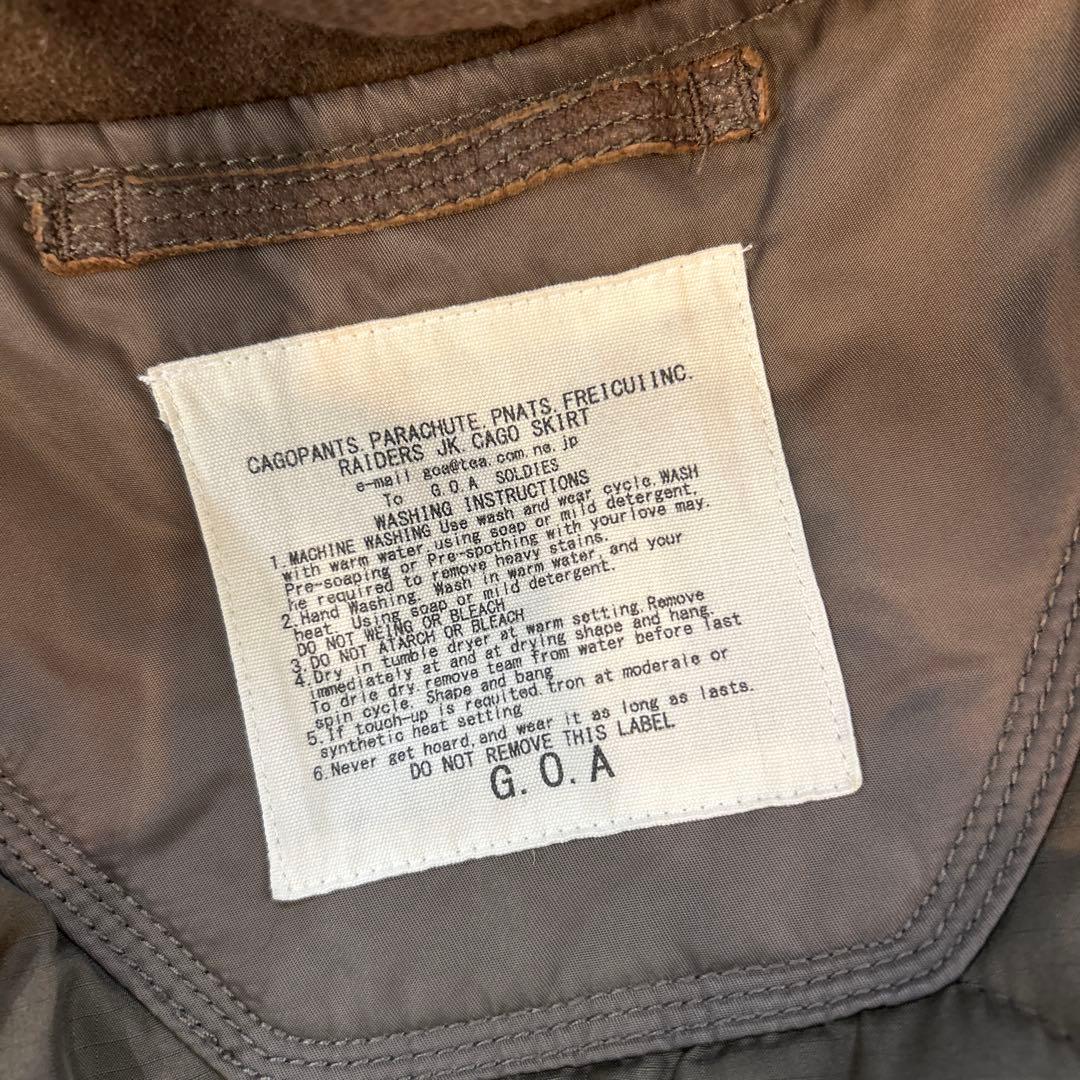 goaカーキ ファー付き モッズコート　Mサイズ　ミリタリー　y2k