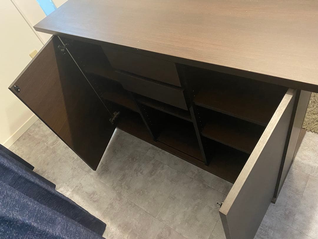 【凛】バーカウンター横150センチ　多少キズあり　収納がたっぷり