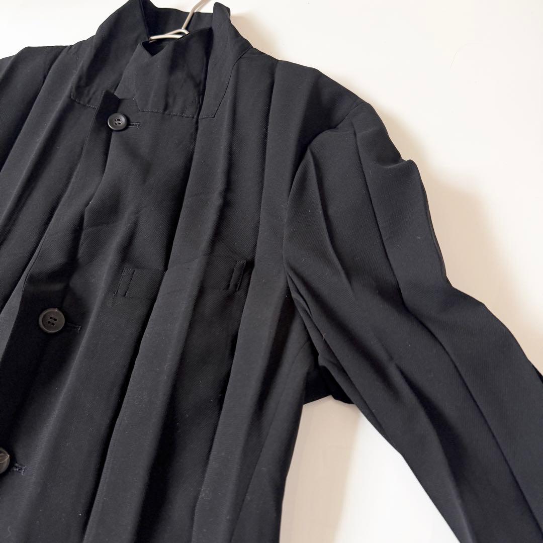 ISSEY MIYAKE プリーツ テーラードジャケット サイズS ブラック