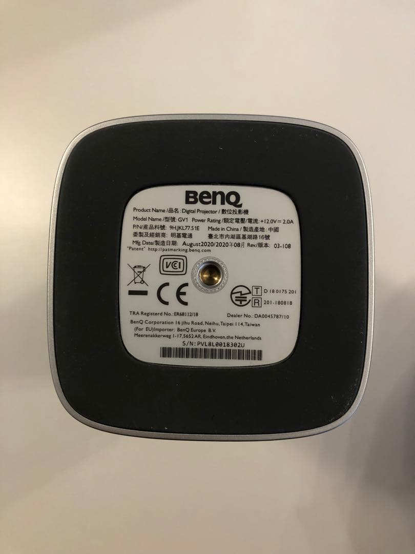 BenQ デジタル プロジェクター GV1