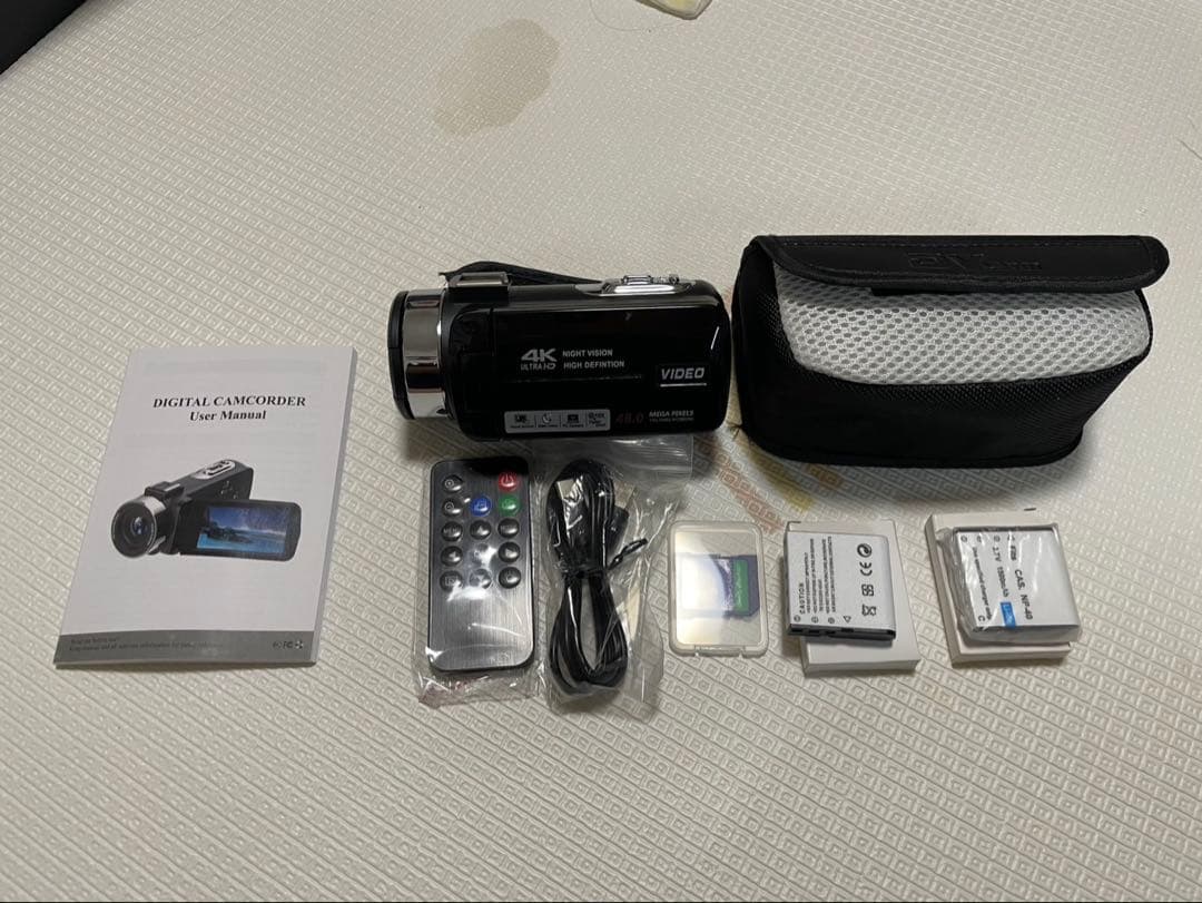 ビデオカメラ【外部マイク付】