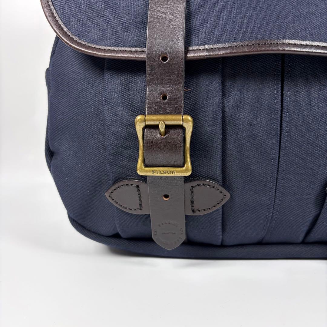 【美品】FILSON フィルソン フィールドバッグ Мサイズ ネイビー