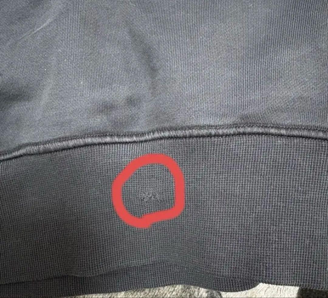 STONE  ブラック スウェット