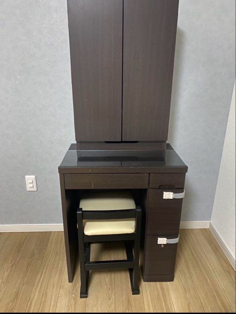 【美品】ニトリ 三面鏡ドレッサー 鏡台 ※たのメル便