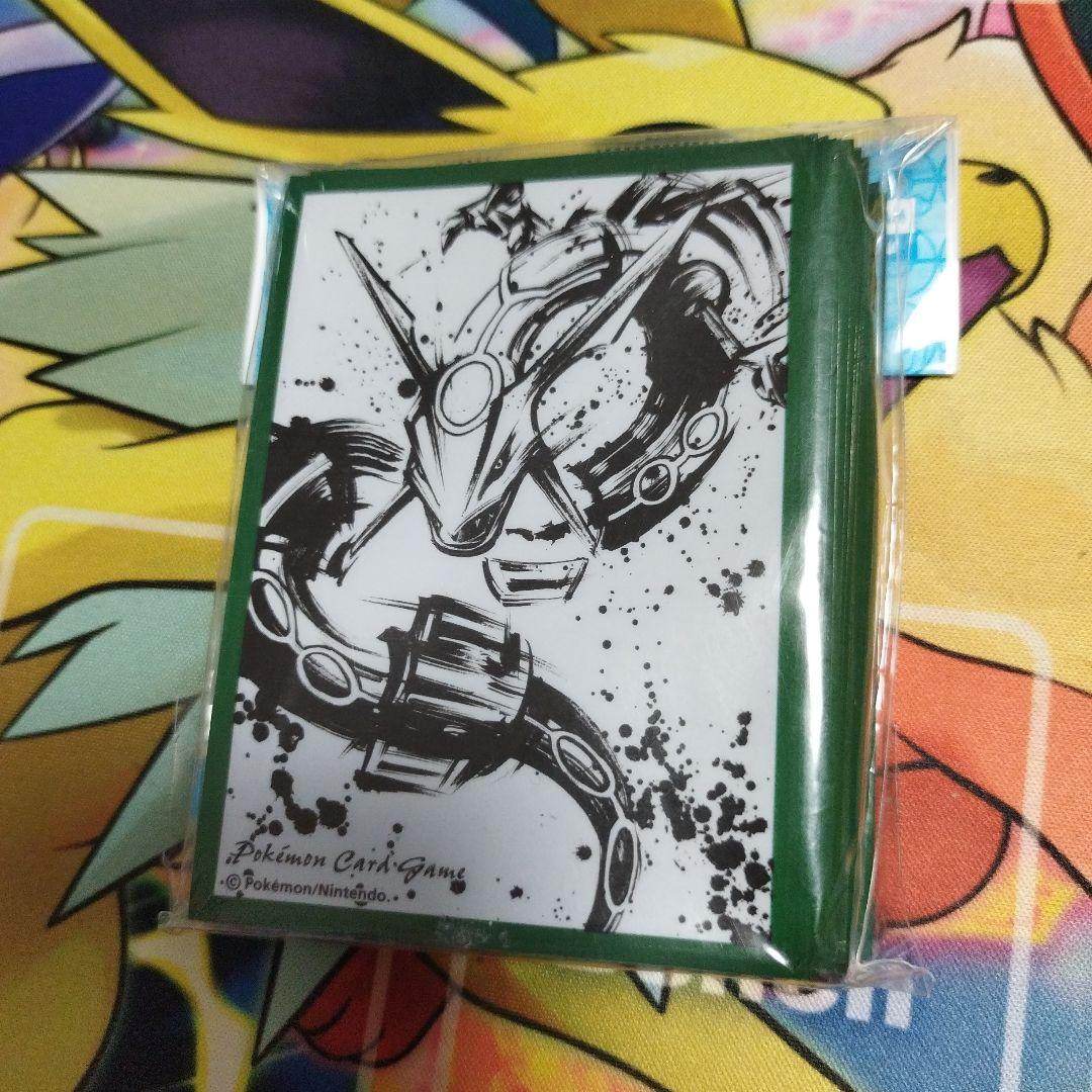 匿名配送無料墨絵列伝ピカチュウ　レックウザ　プレイマット他豪華セット　64枚×3