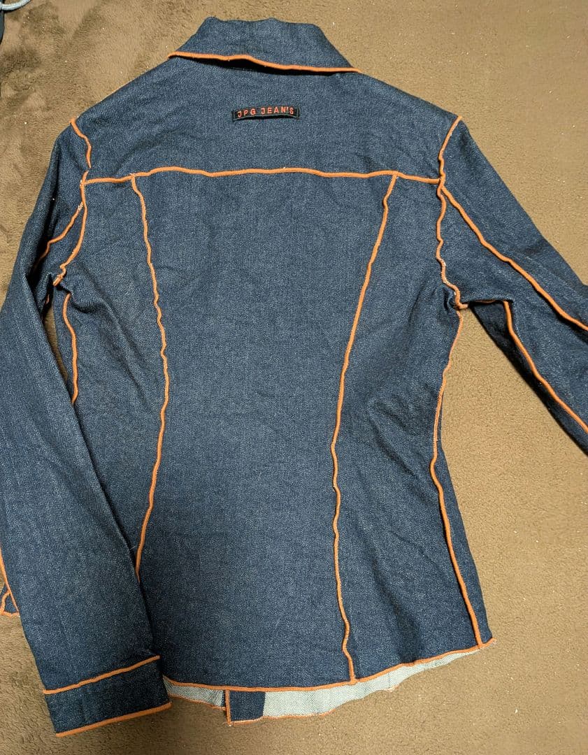 Jean Paul GAULTIER　デニムジャケット オレンジステッチ