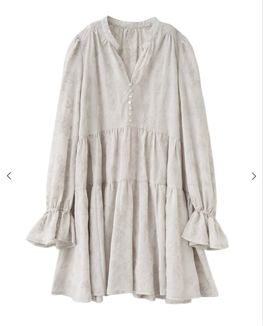 COCODEAL ココディール　エンブロイダリーティアードミニワンピース