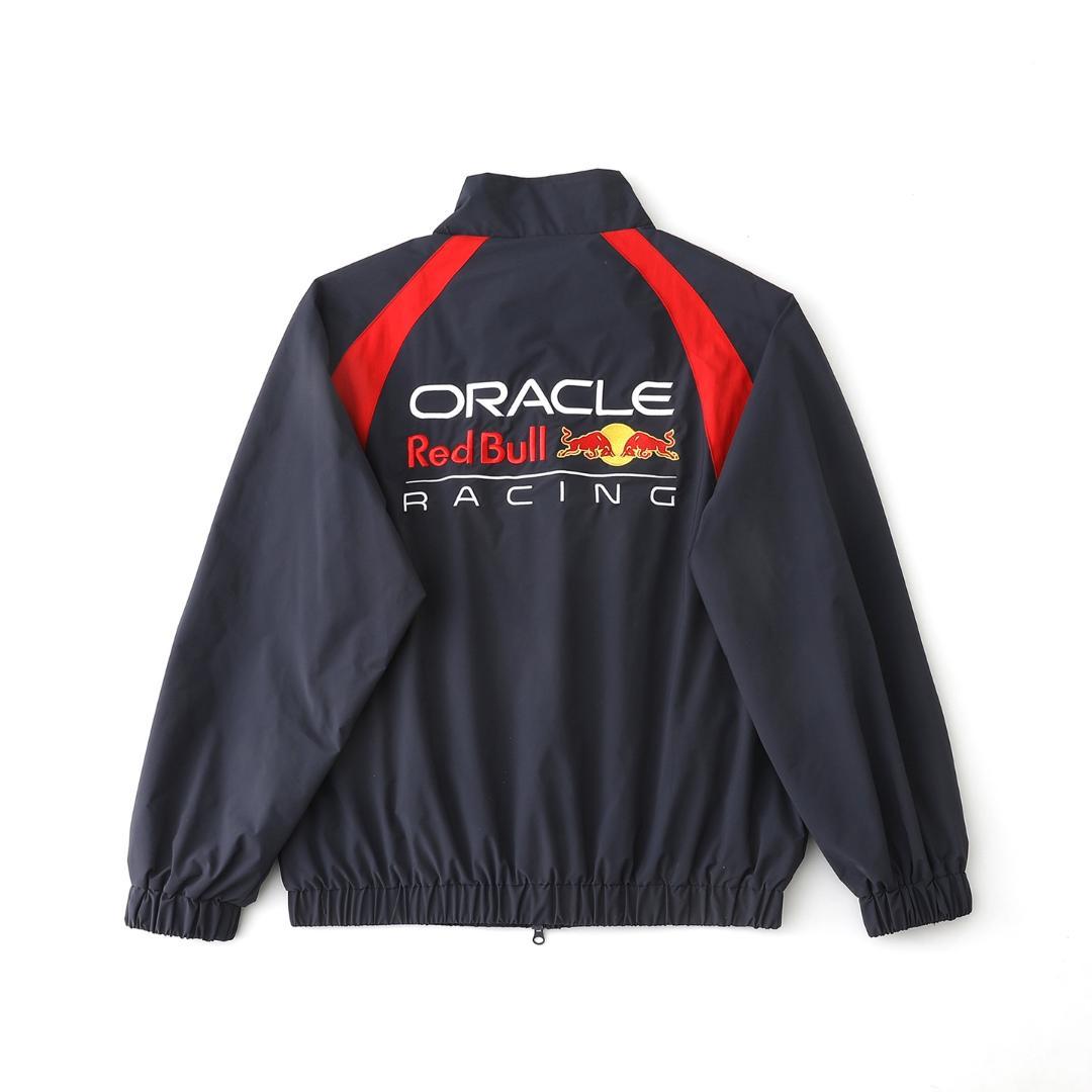 NEWERAトラックジャケット Oracle Red Bull Racinグレー