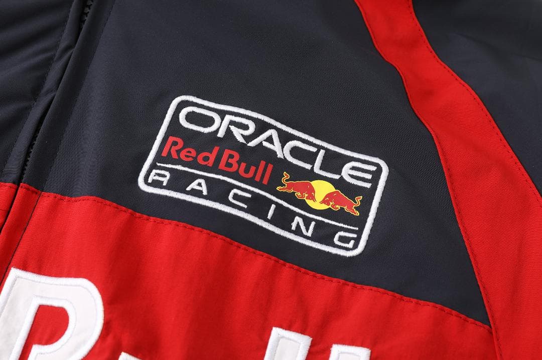 NEWERAトラックジャケット Oracle Red Bull Racinグレー