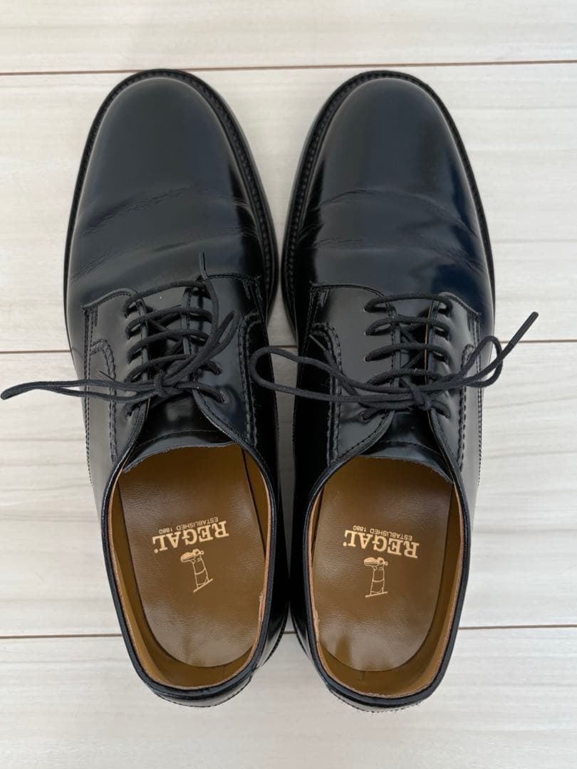 【26.5cn】超美品 リーガル 2504 プレーントゥ フォーマル シューズ