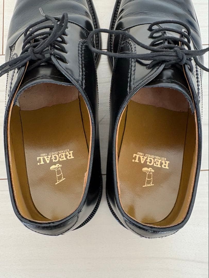 【26.5cn】超美品 リーガル 2504 プレーントゥ フォーマル シューズ