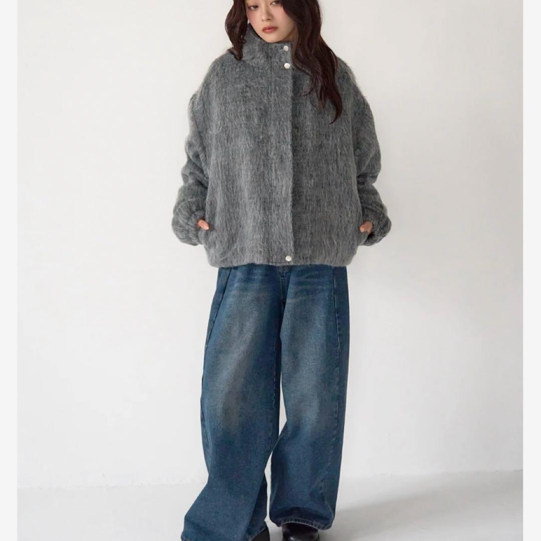 Enewdnina／mohair tuck blouson 完売品