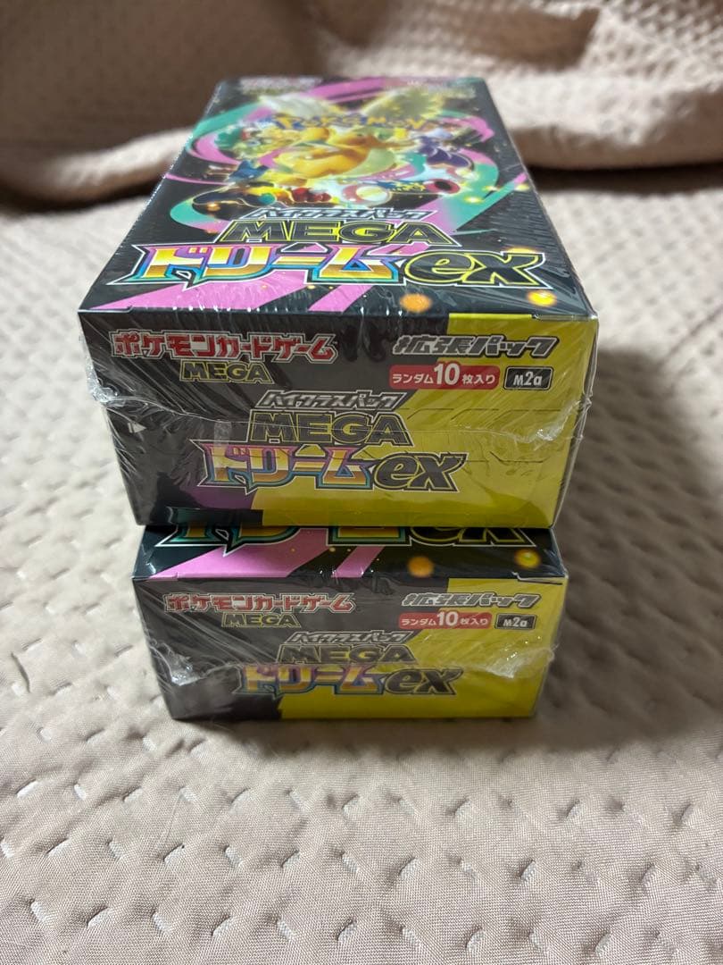 ポケモンカードゲーム MEGA ドリームex シュリンク付き2box