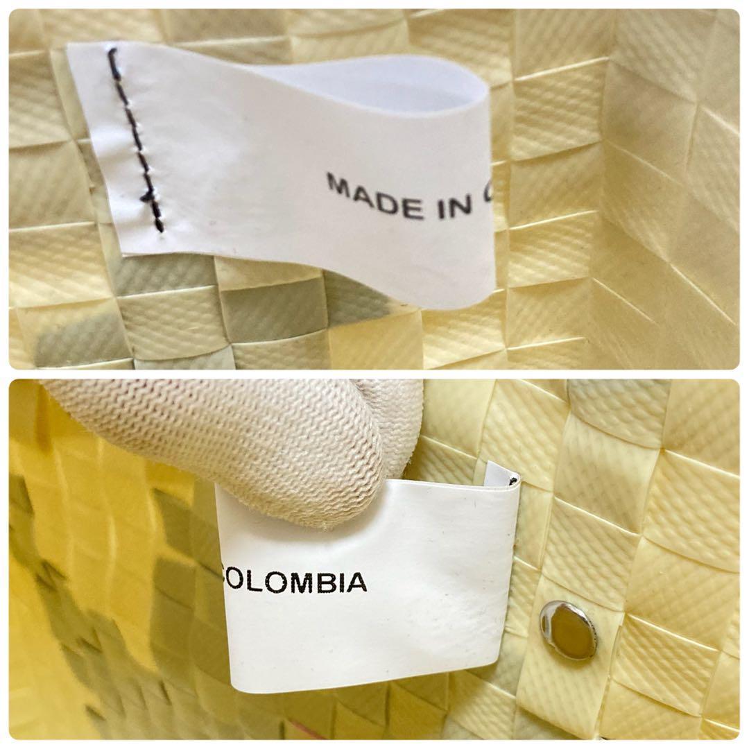 美品 MARNI マルニ FLOWER CAFE キャット バスケット トート