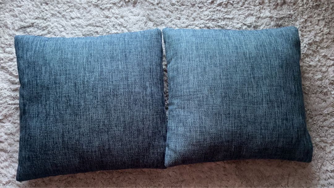 ニトリ　Nポケット　A7 3人掛けソファ　ターコイズブルー