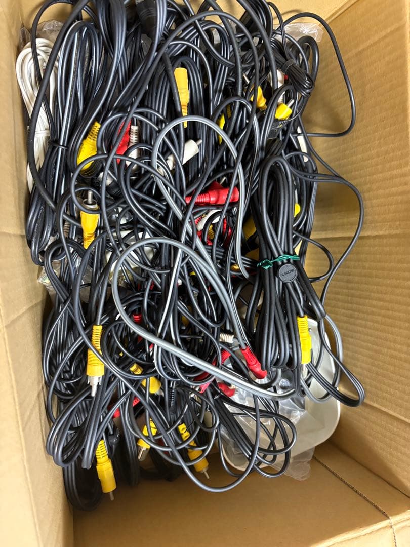 映像用ケーブル多数 RCA端子付き